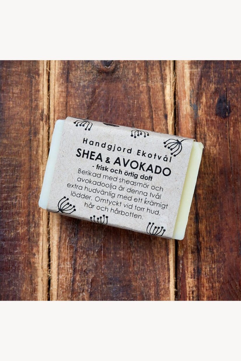 Ekotvål 40g Shea & Avokado - frisk örtig doft