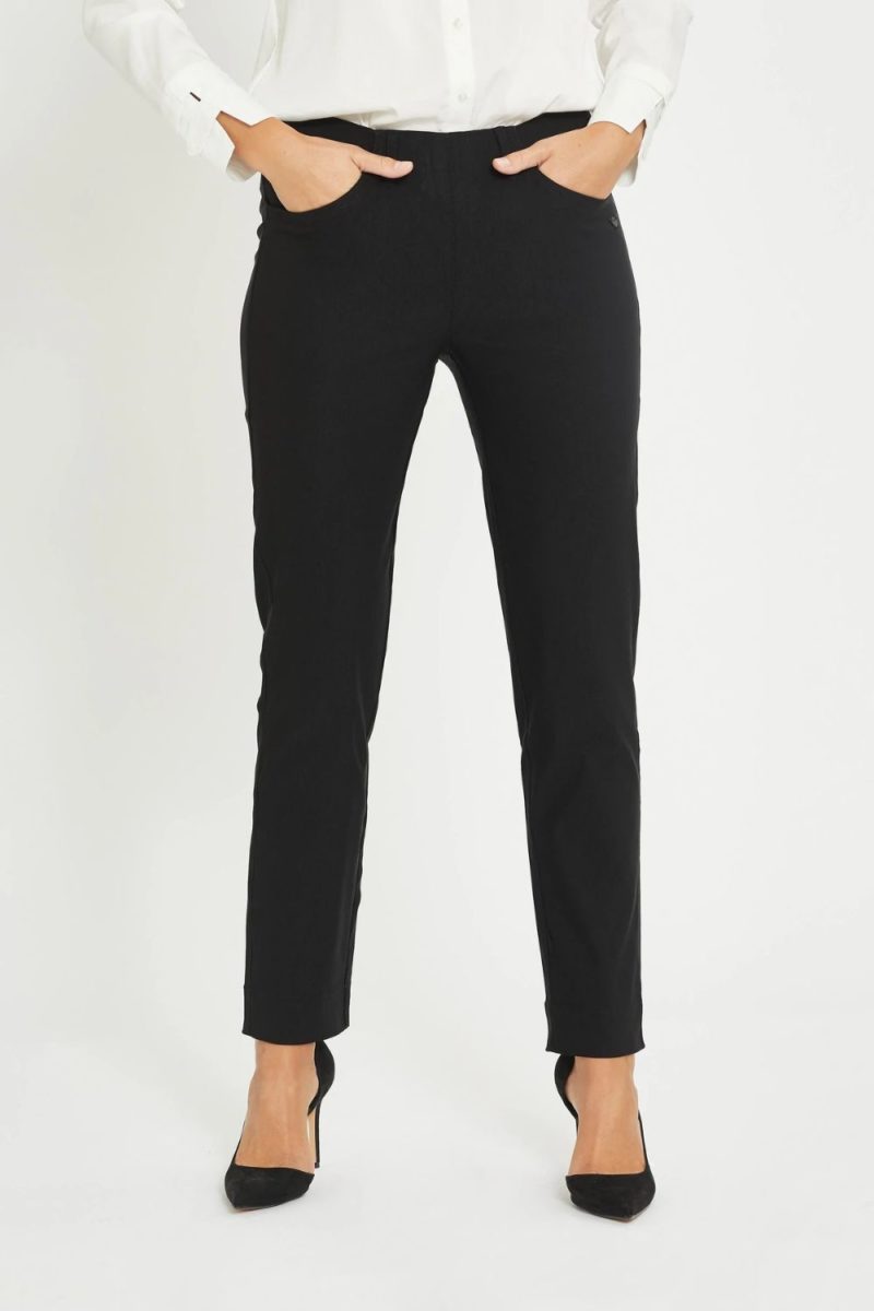 KELLY REGULAR SL Mirakelbyxa Kort, Black