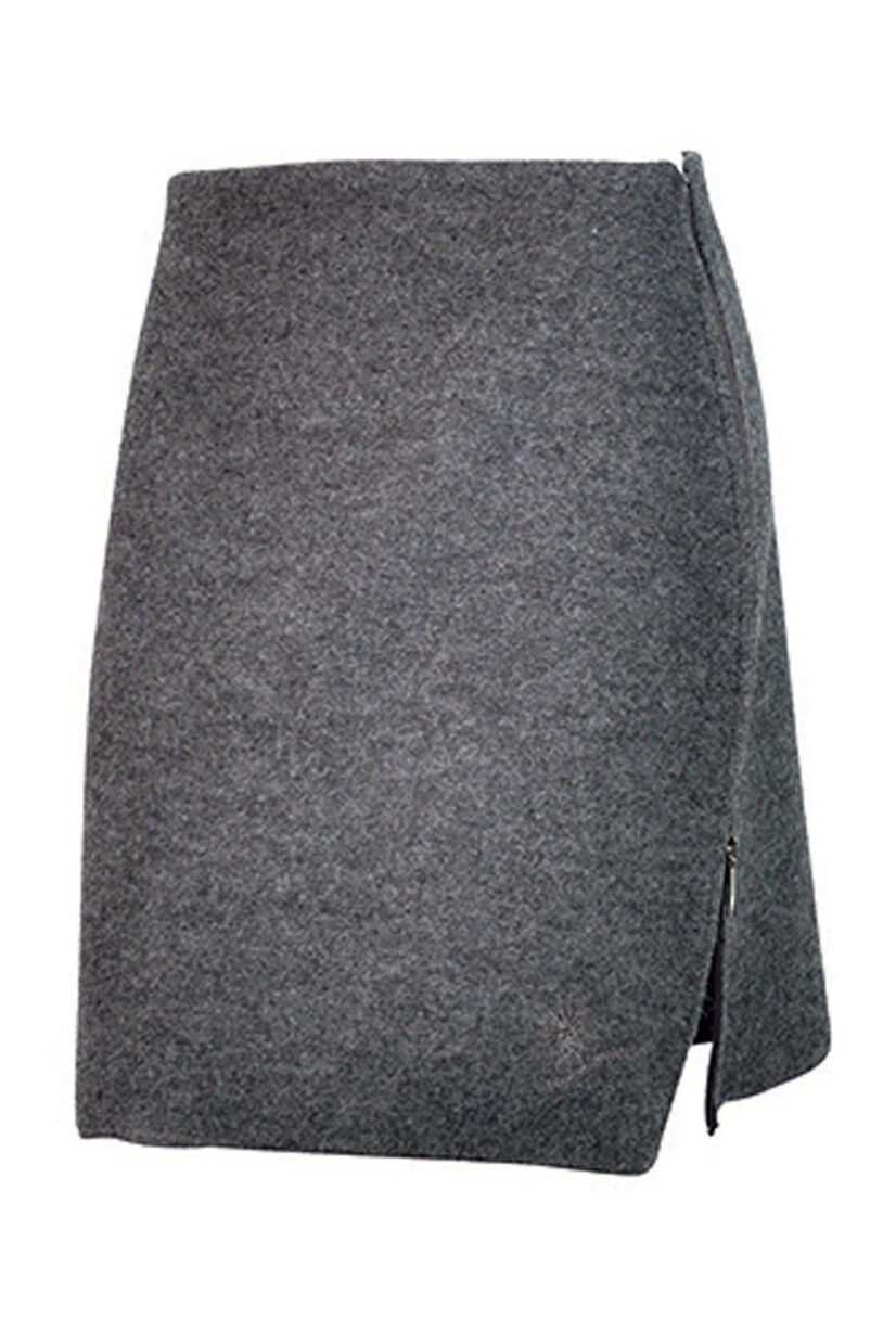 GY VEGBY Överdragskjol i ull, Grey