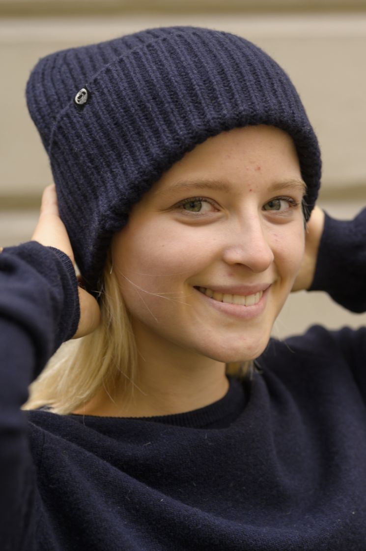 WARM THOUGHTS Merioullsmössa, Navy