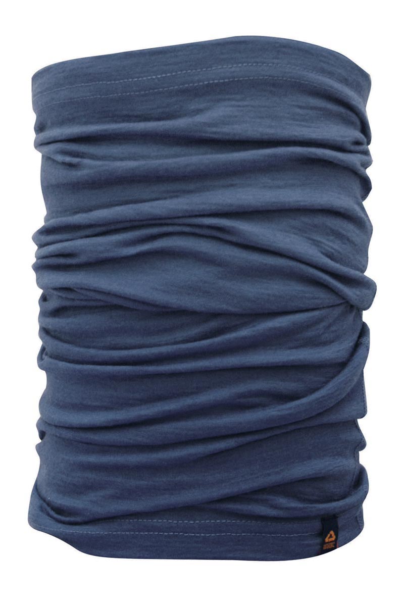 UNDERWOOL Halskrage i merinoull, Steelblue