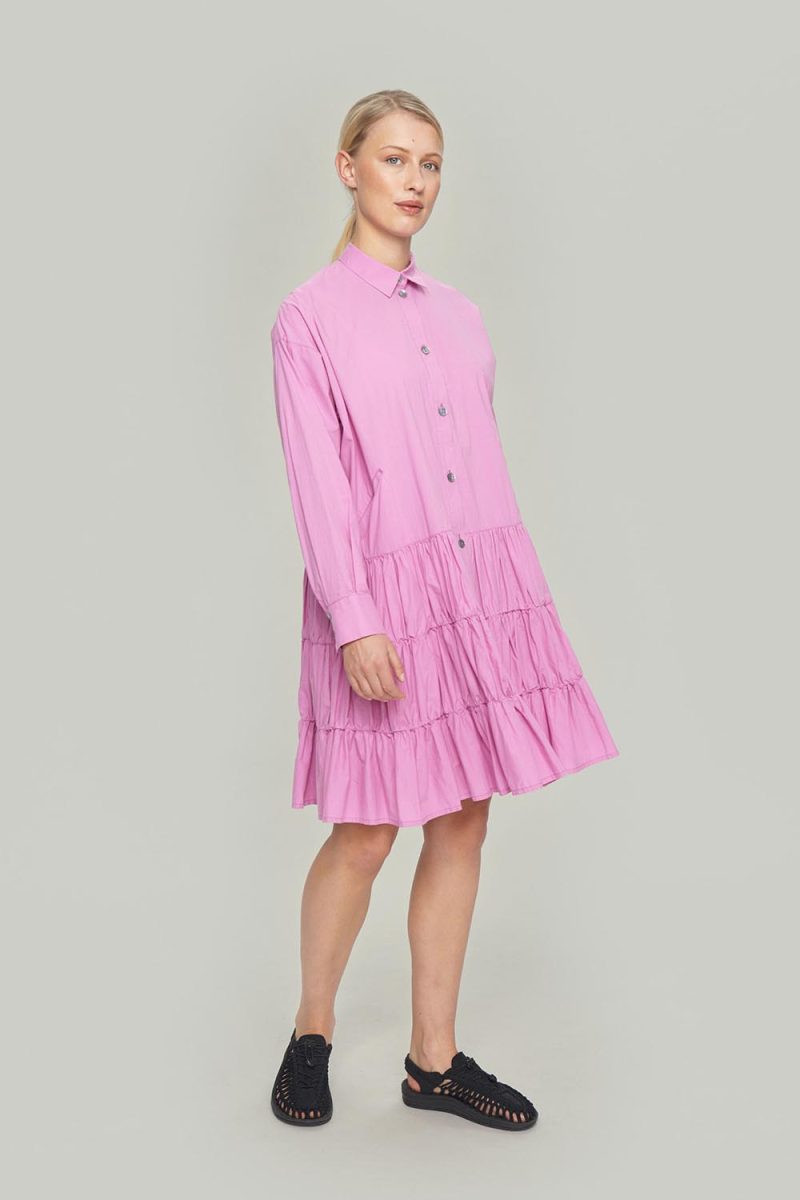 CORE COTTON Klänning i bomull, Lilac