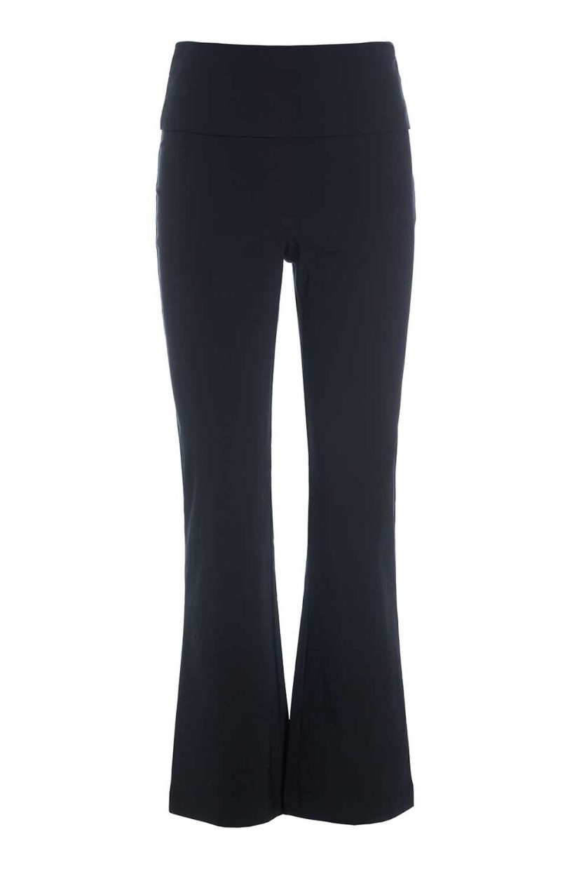 MAGIC STRETCH Bootcut-byxor i viskosstretch, Black