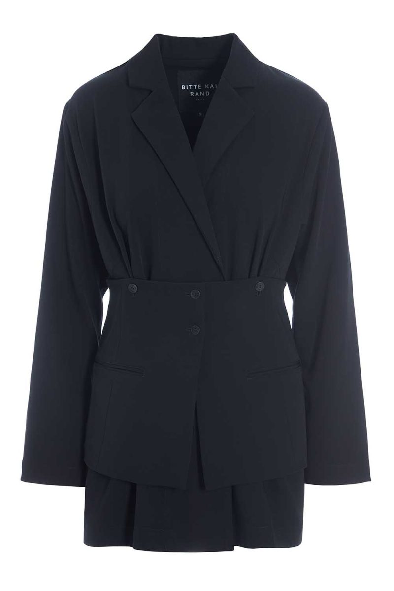 TOKYO TWILL Jacka m. "bälte", Black
