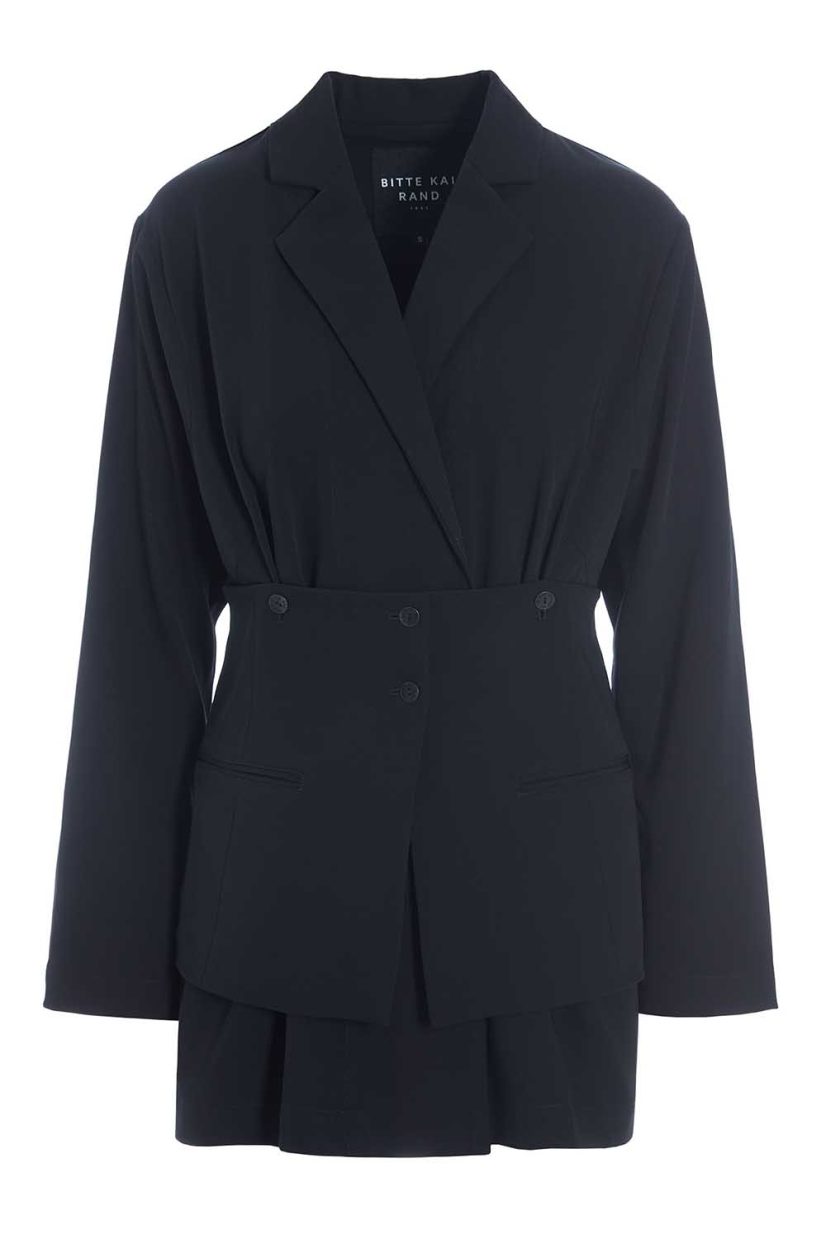 TOKYO TWILL Jacka m. "bälte", Black