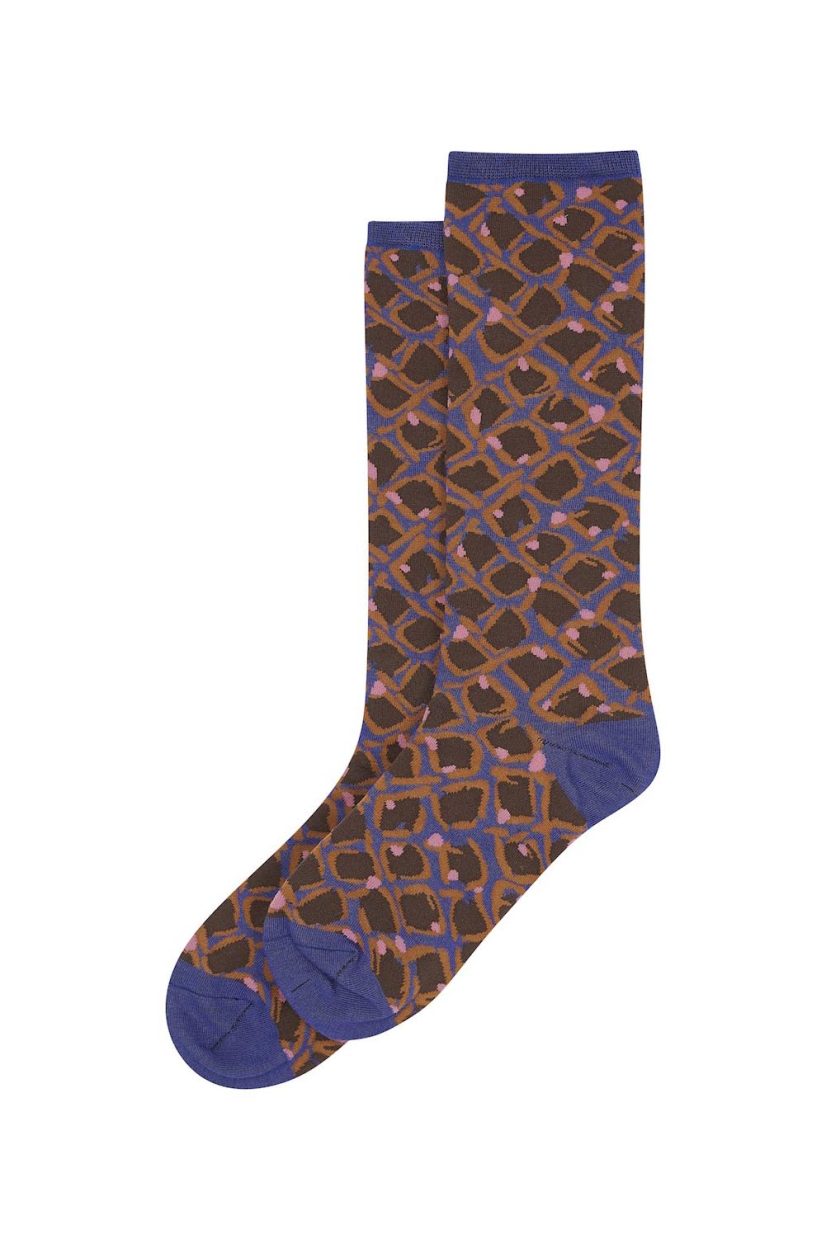 Strumpor i bambu, Sketch Blue