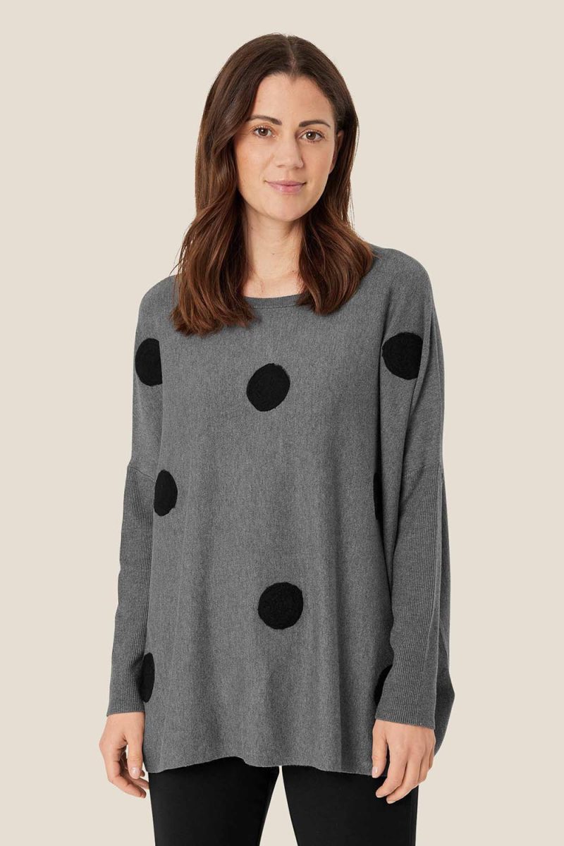 MaFANASI Topp i Viskos, M.Grey Melange