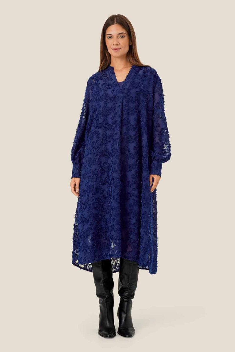 MaOBERON Klänning i mesh, Medieval Blue