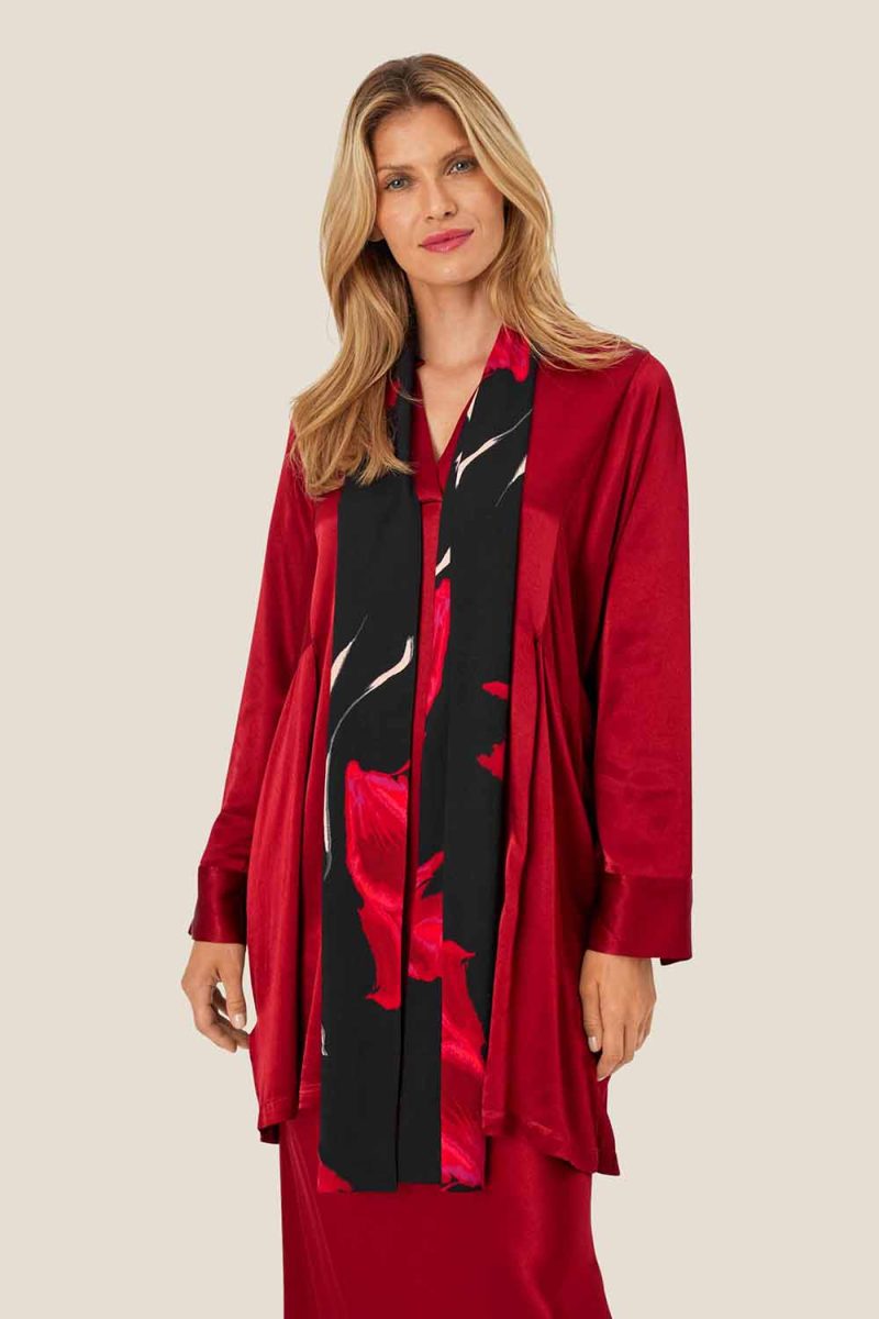 MaALO Sjal i viskos, Haute Red