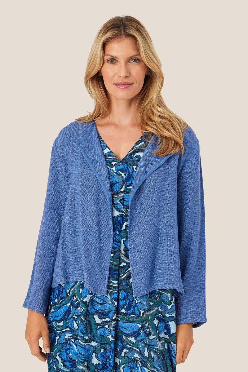 MaJULITTA Jacka i bomullsmix, Federal Blue