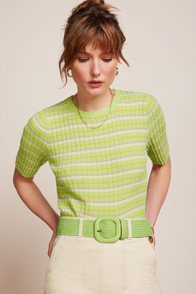 RAFFIA Bälte, Kiwi Green