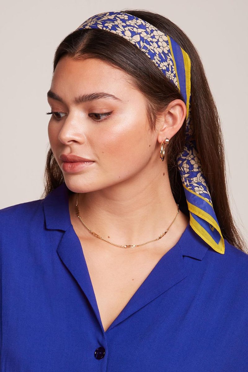 COTTON PARADIS Sjal, Bluing