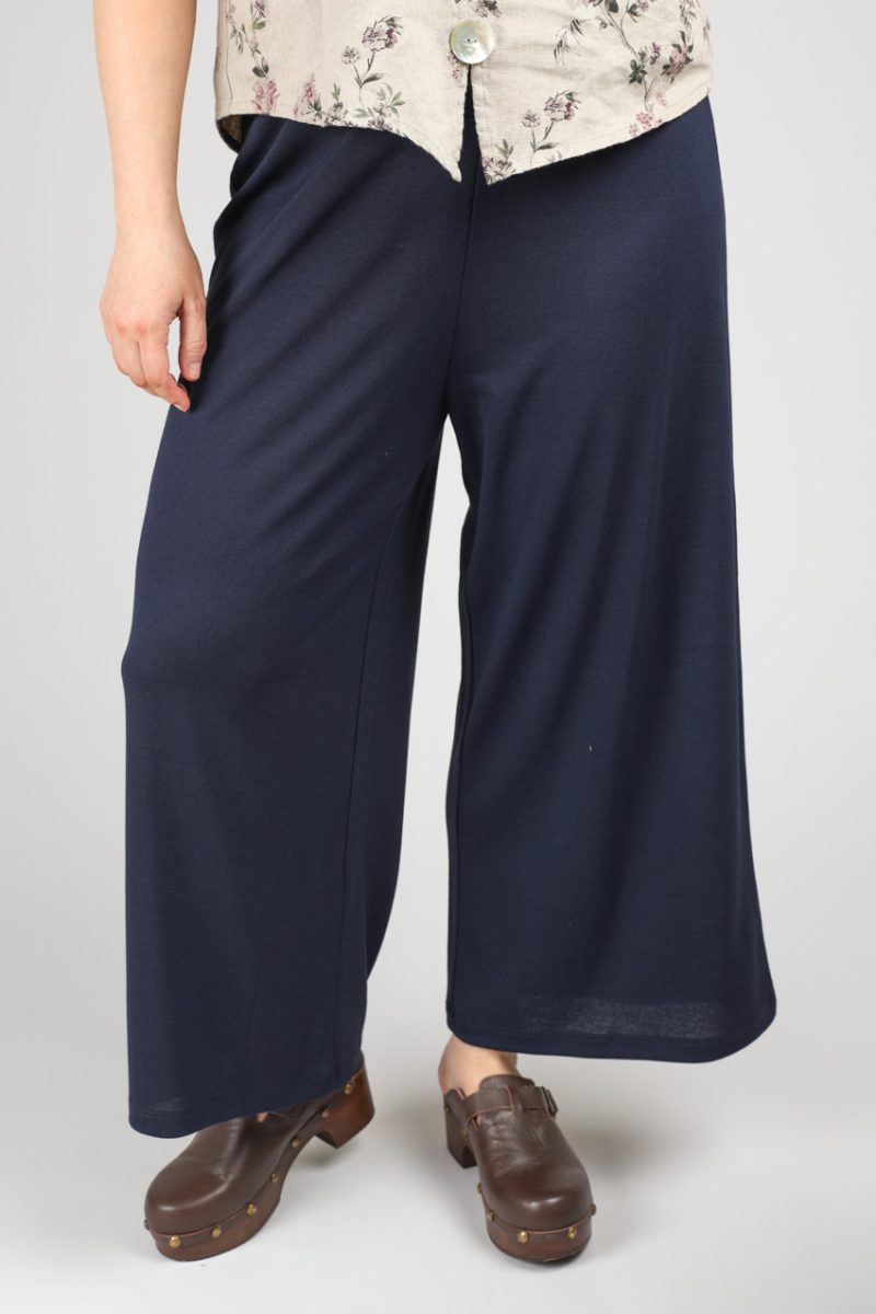 MaPAM Byxor i viskosjersey, Navy