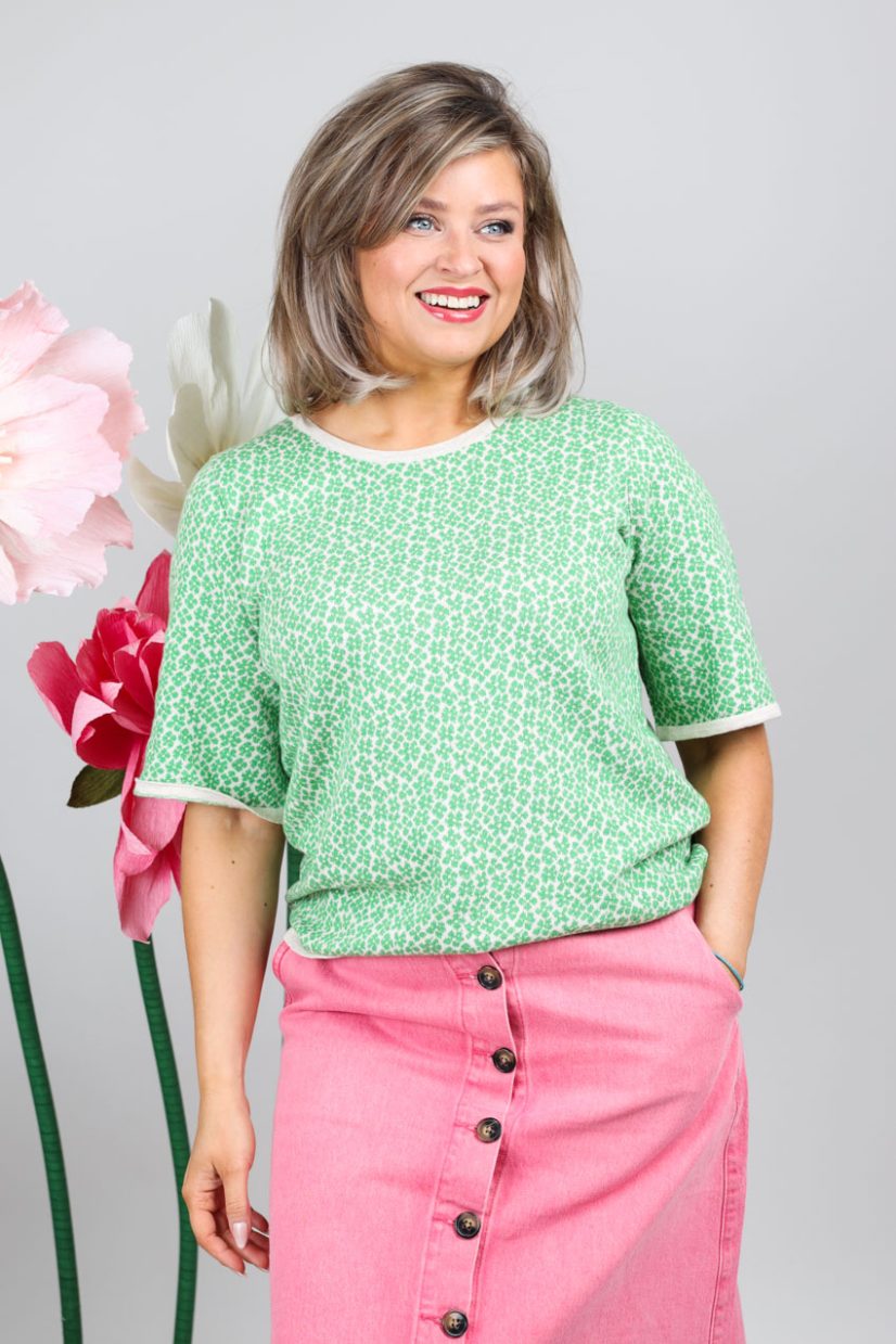 FLOSS Topp i bomull,Green