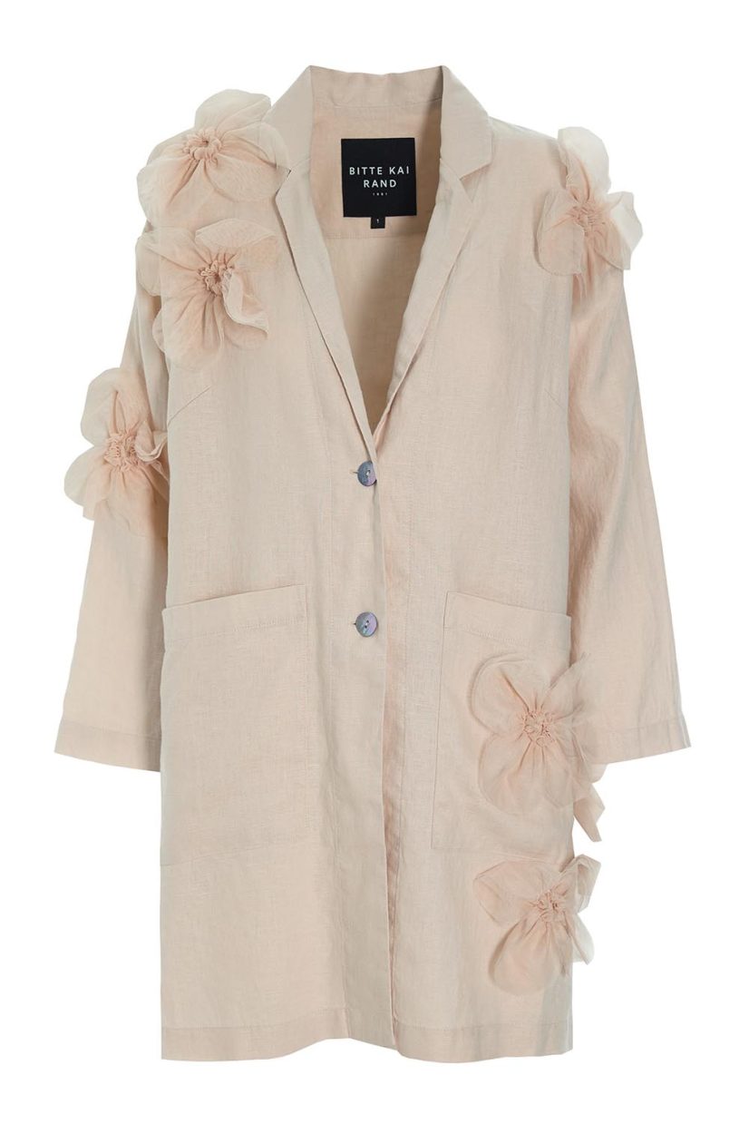 LAZY LINEN Jacka i lin, Dusty Quartz