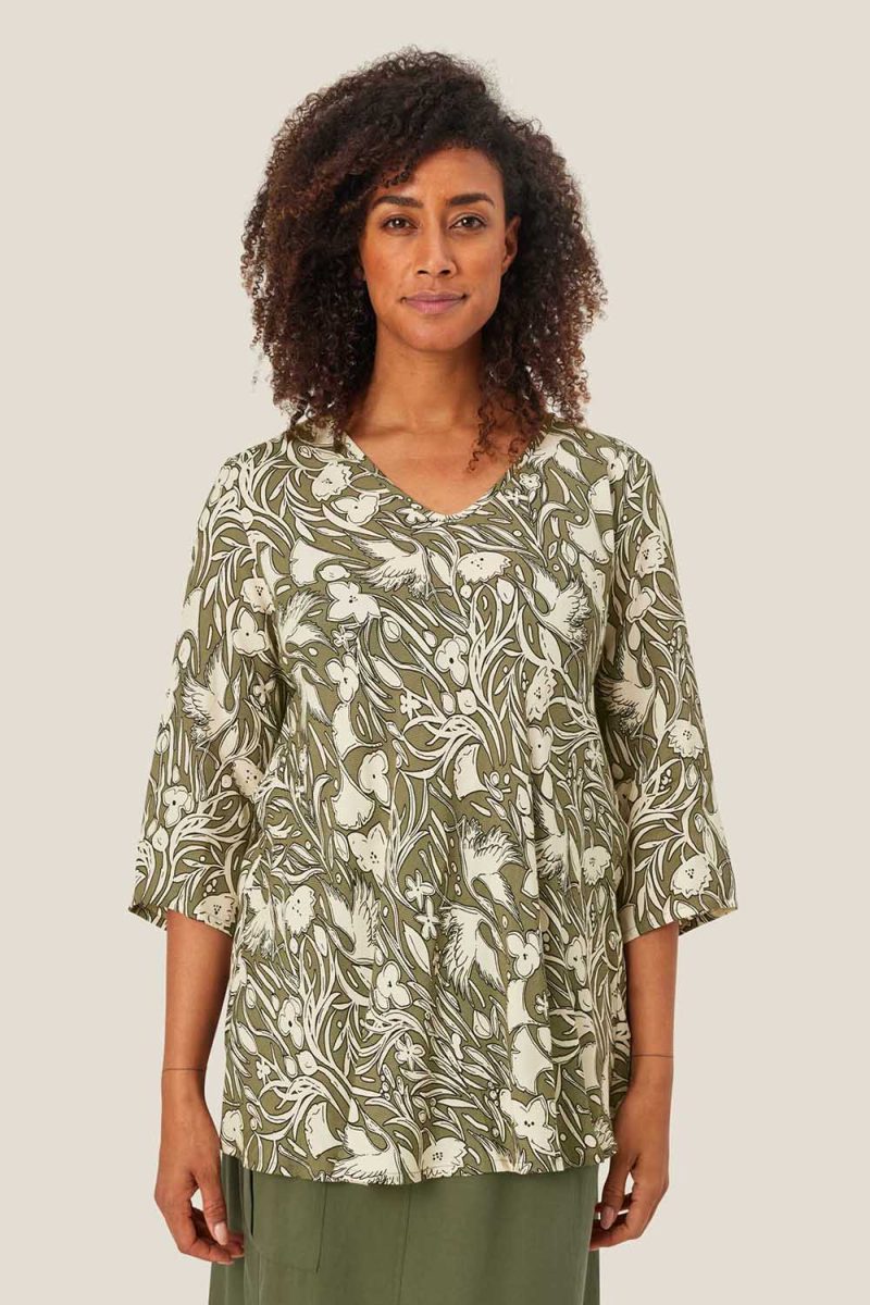 MaKATA Topp i viskos, D. Lichen Green