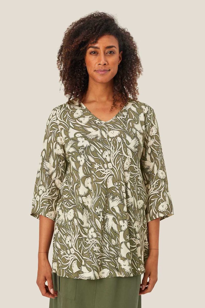 MaKATA Topp i viskos, D. Lichen Green