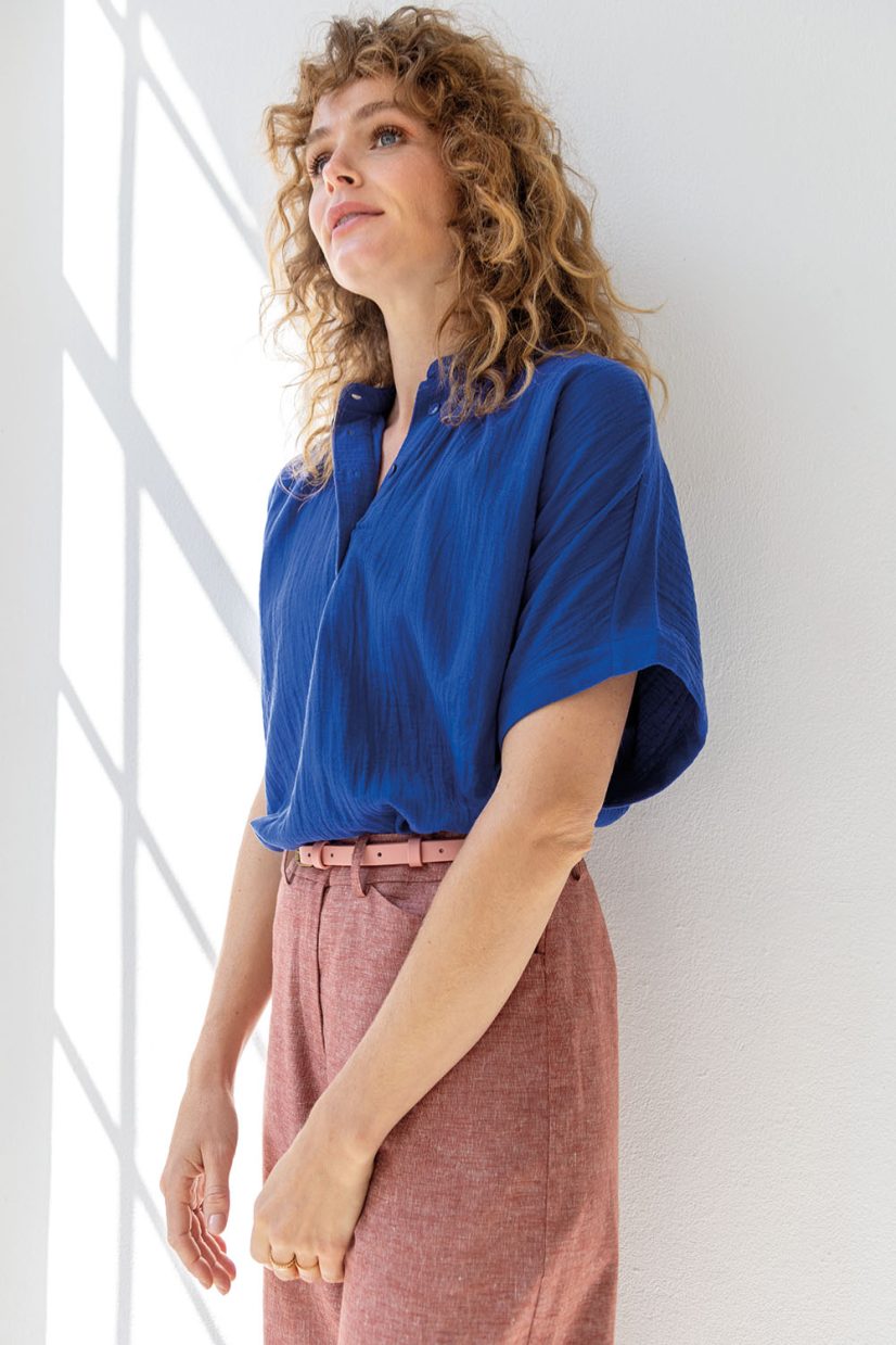Topp i Bomull, Royal Blue