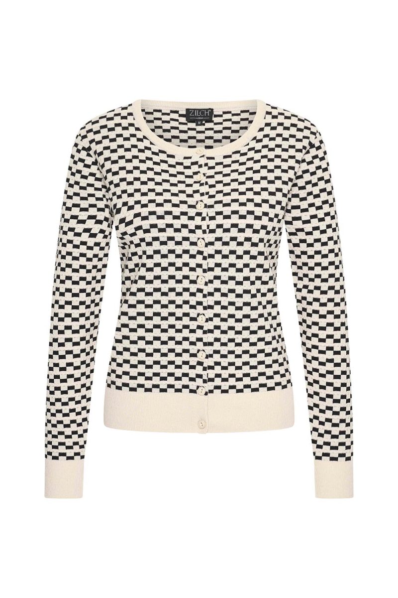 Kofta i bomull, Black