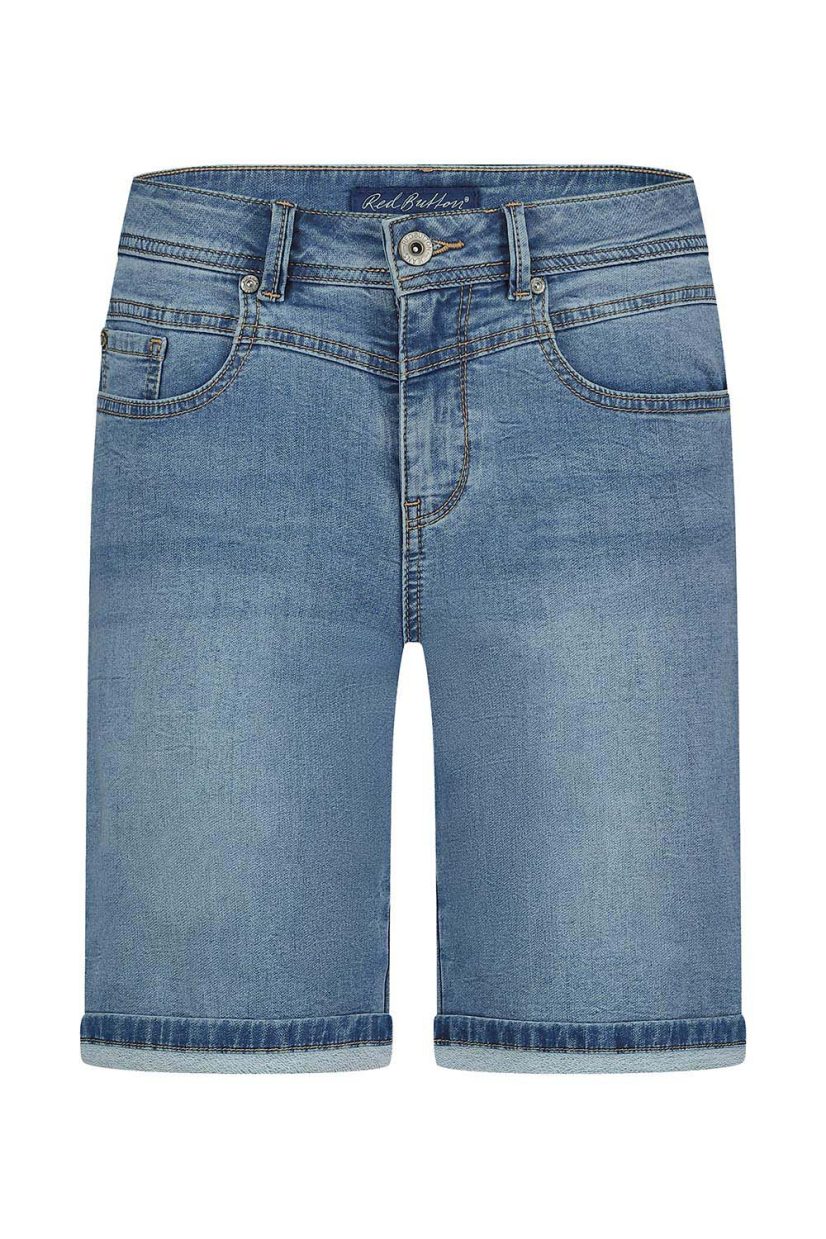 RELAX SHORT JOG Shorts i bomullsdenim, Midstone