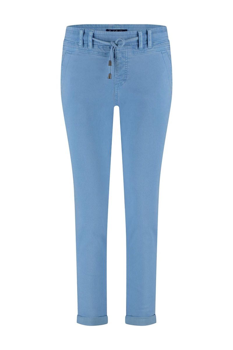 TESSY CRP Byxor i bomull, Bleachblue