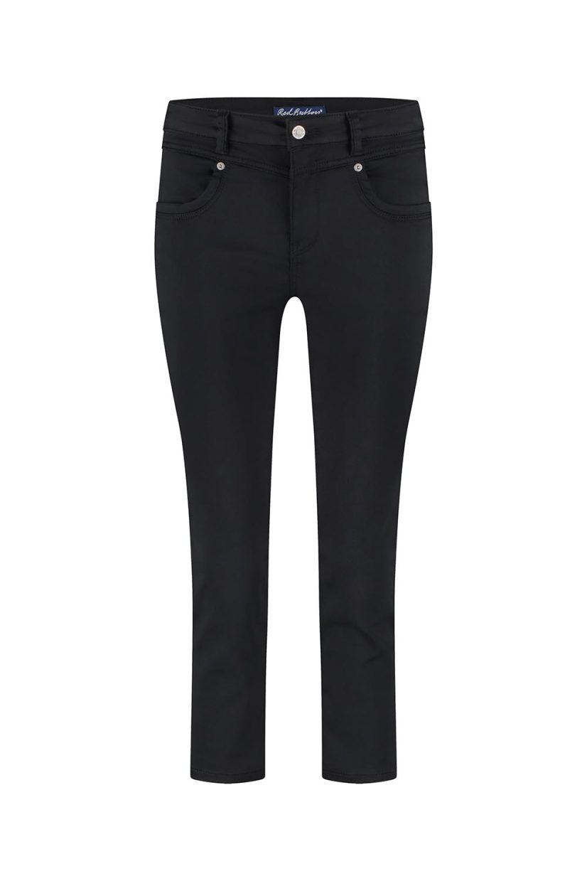 SUZE JOG Capribyxor i bomull, Black