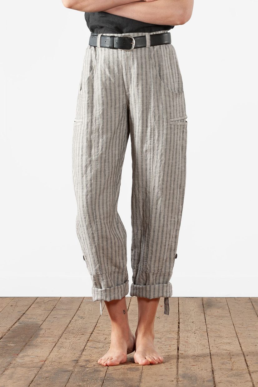 BOLANCH Byxor i lin, Stripe