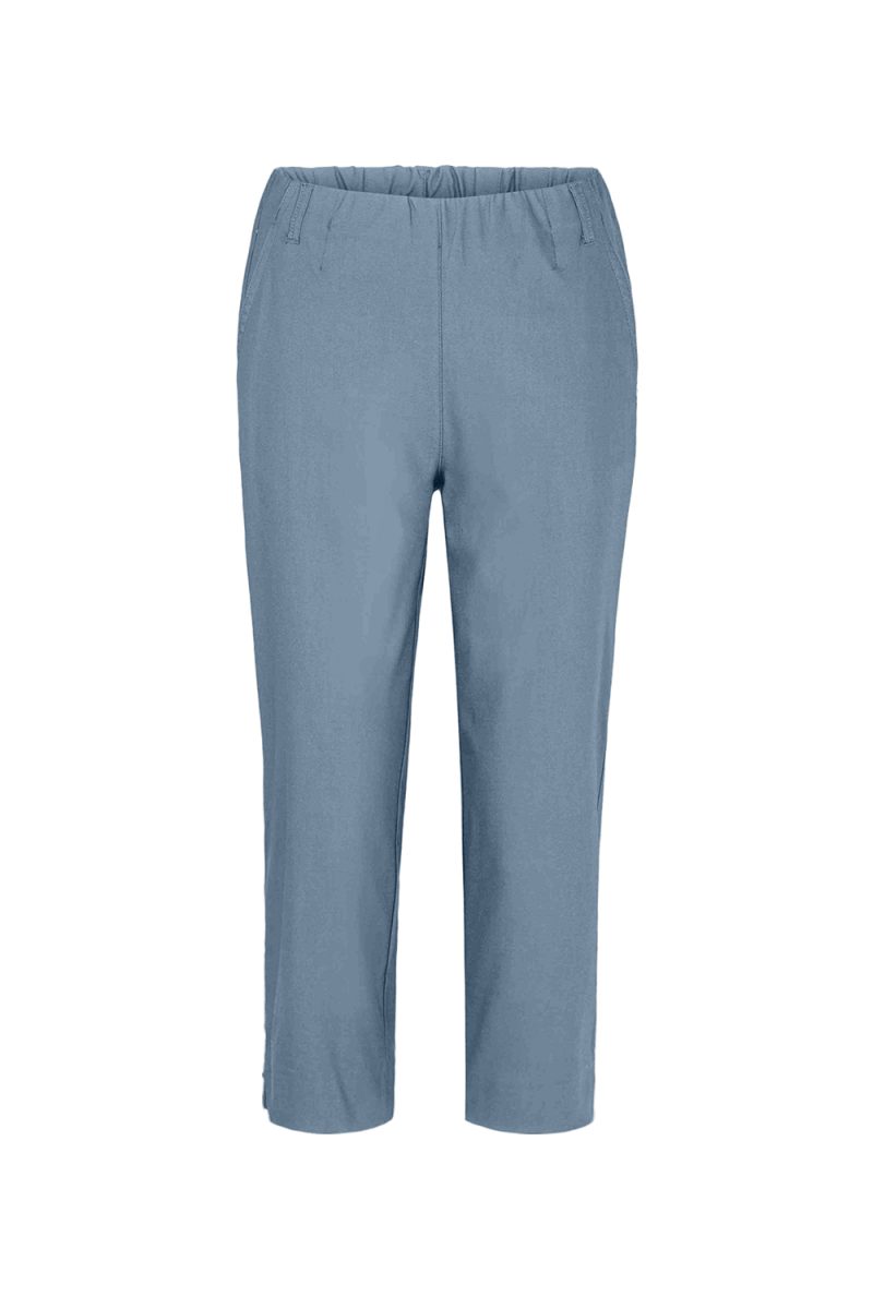 TAYLOR REGULAR CAPRI ML Byxor i stretchig viskos, Dove