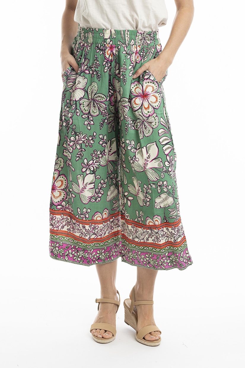 CONDOA Byxor i rayon, Green