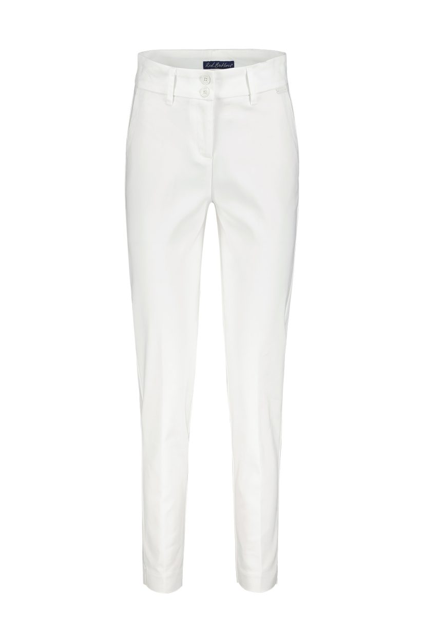 DIANA CRP Byxor i bomullsmix, Offwhite