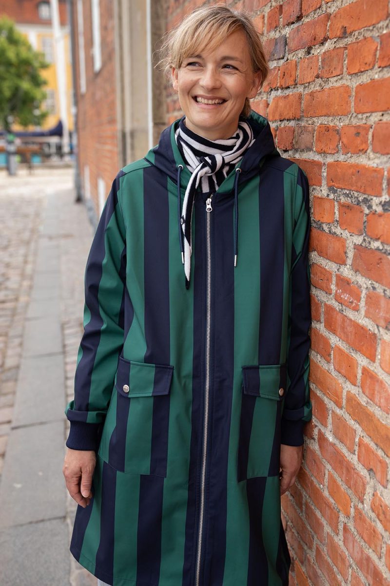 DANEMARSELISBORG Softshellkappa  i vind-och vattenavvisande material, Dk Navy/Verde