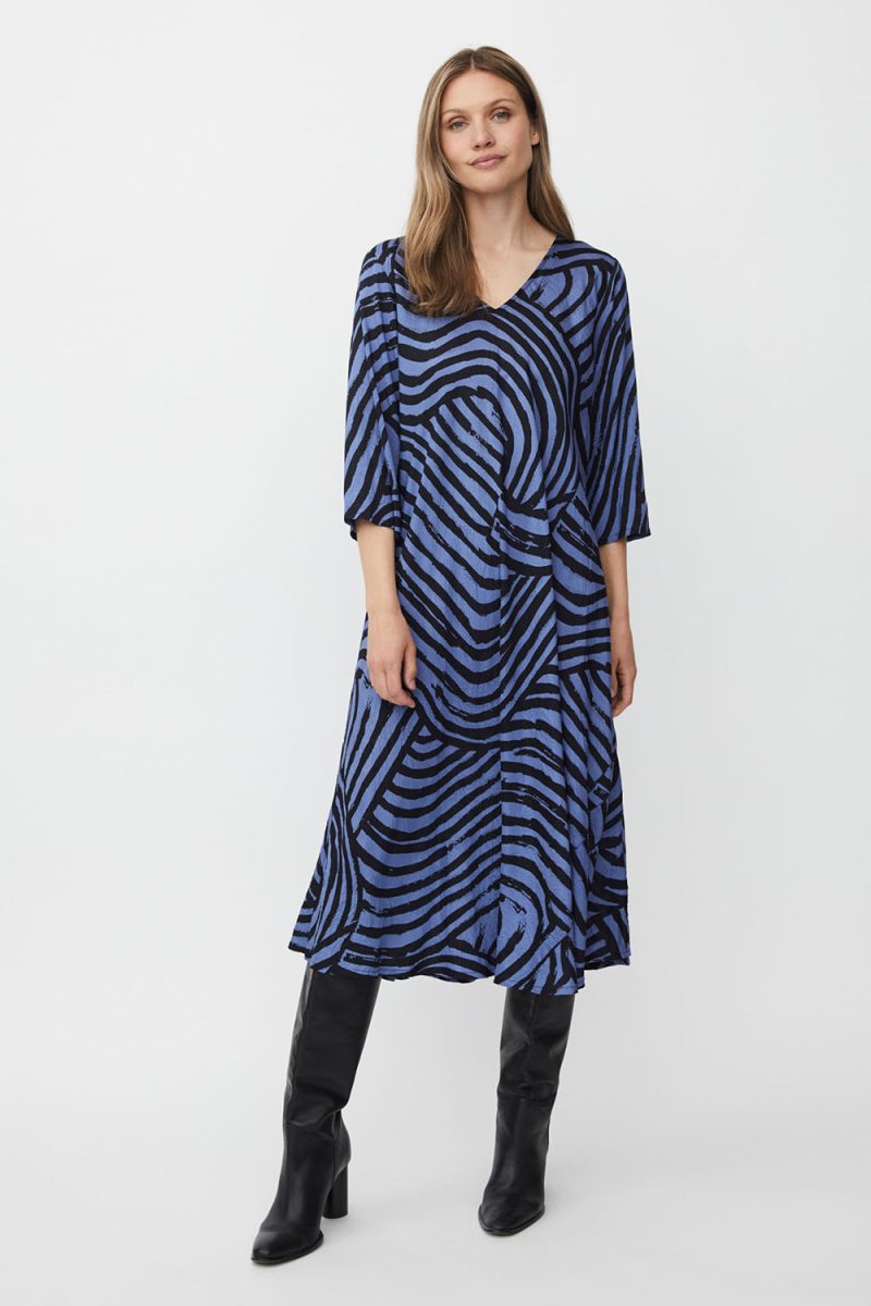 MaNORELLE Klänning i viskos, Bijou Blue
