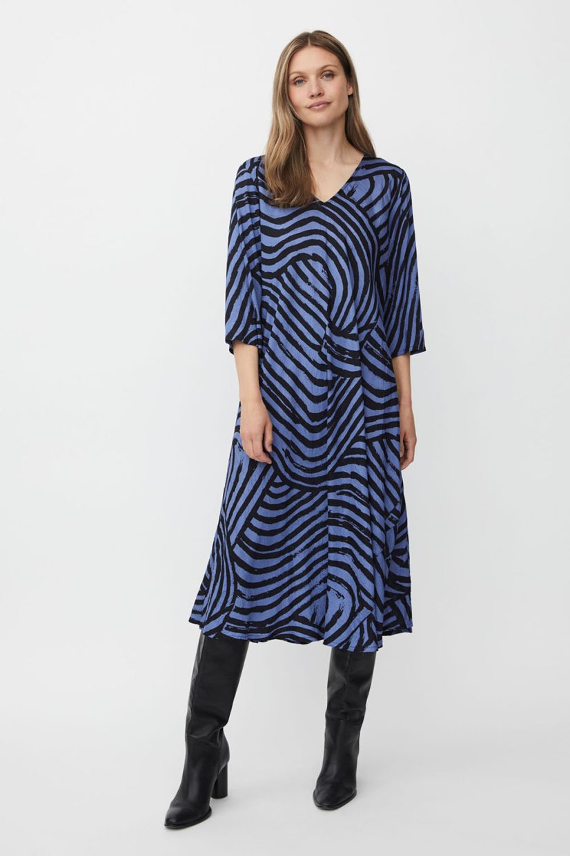 MaNORELLE Klänning i viskos, Bijou Blue