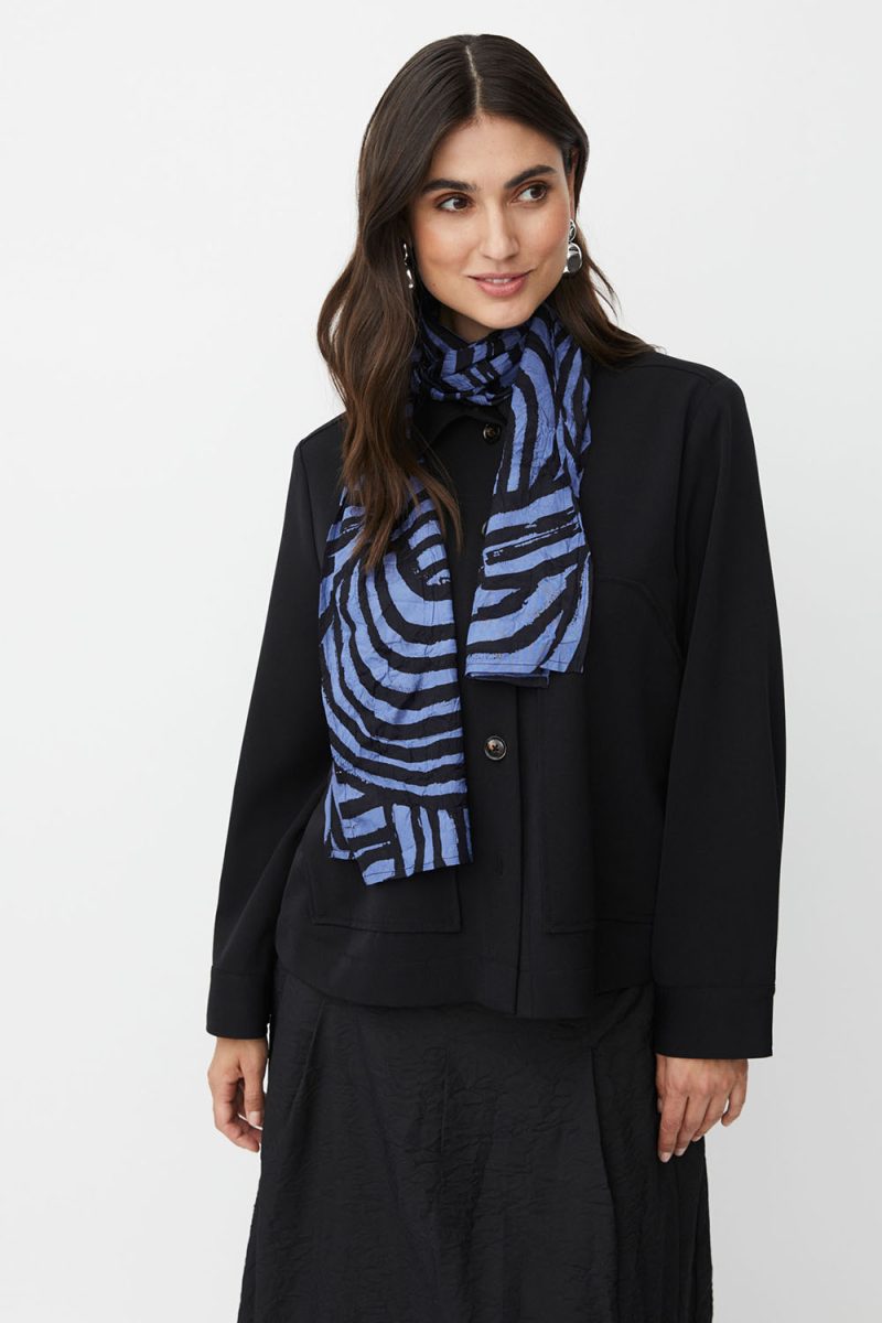 MaALONG Scarf i viskos, Bijou Blue