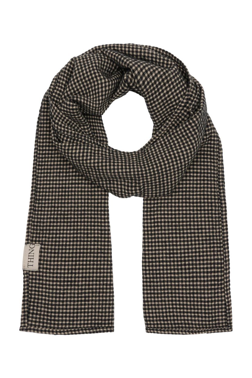Scarf i bomull/viskos, Anthracite
