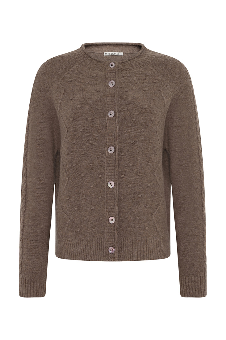 CABO Cardigan Merino, Walnut