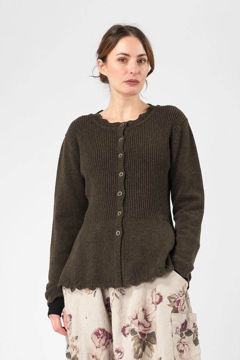 SODA Kofta i merinoull, Green