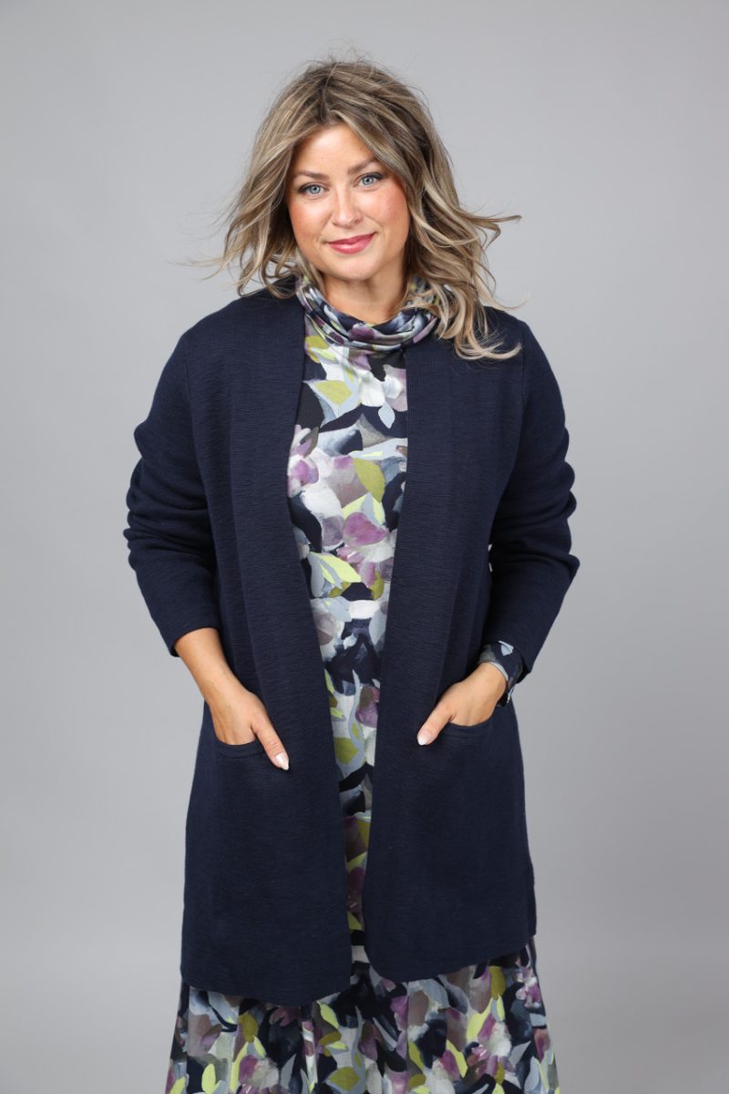 LAVA Kofta i bomull, Navy