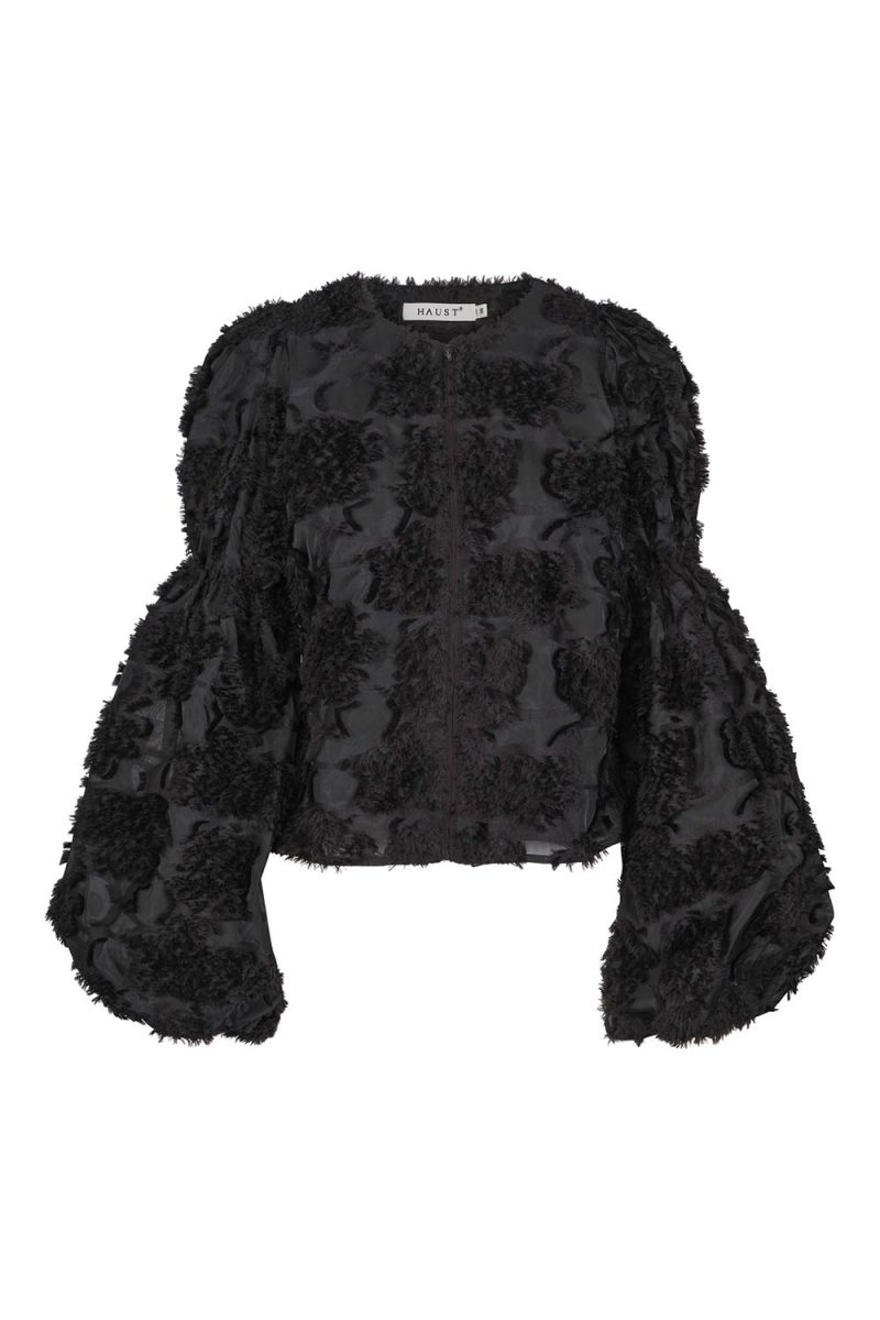 Blusjacka i viskosmix, Black
