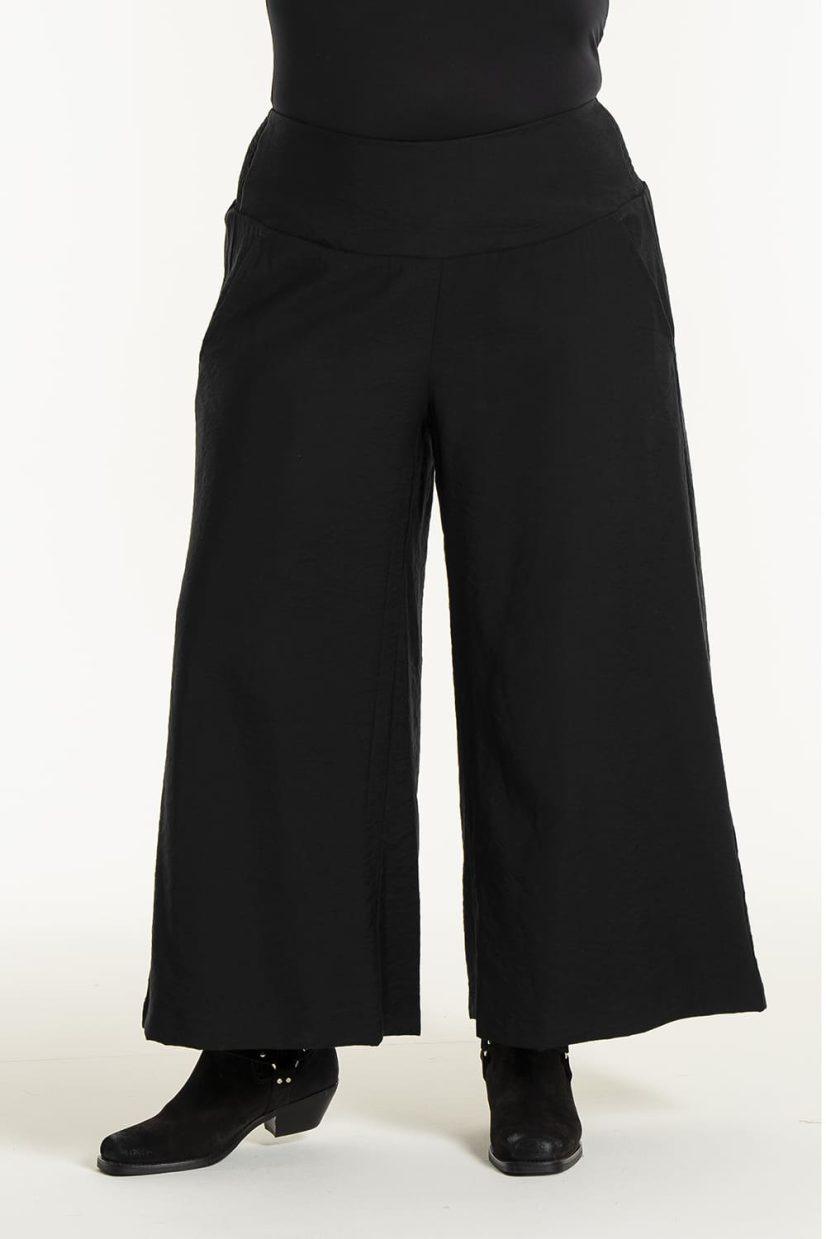 gRUBY Byxor i bomullsmix, Black