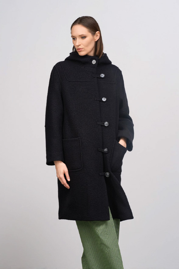 KASUMI-5 Kappa i ull, Black