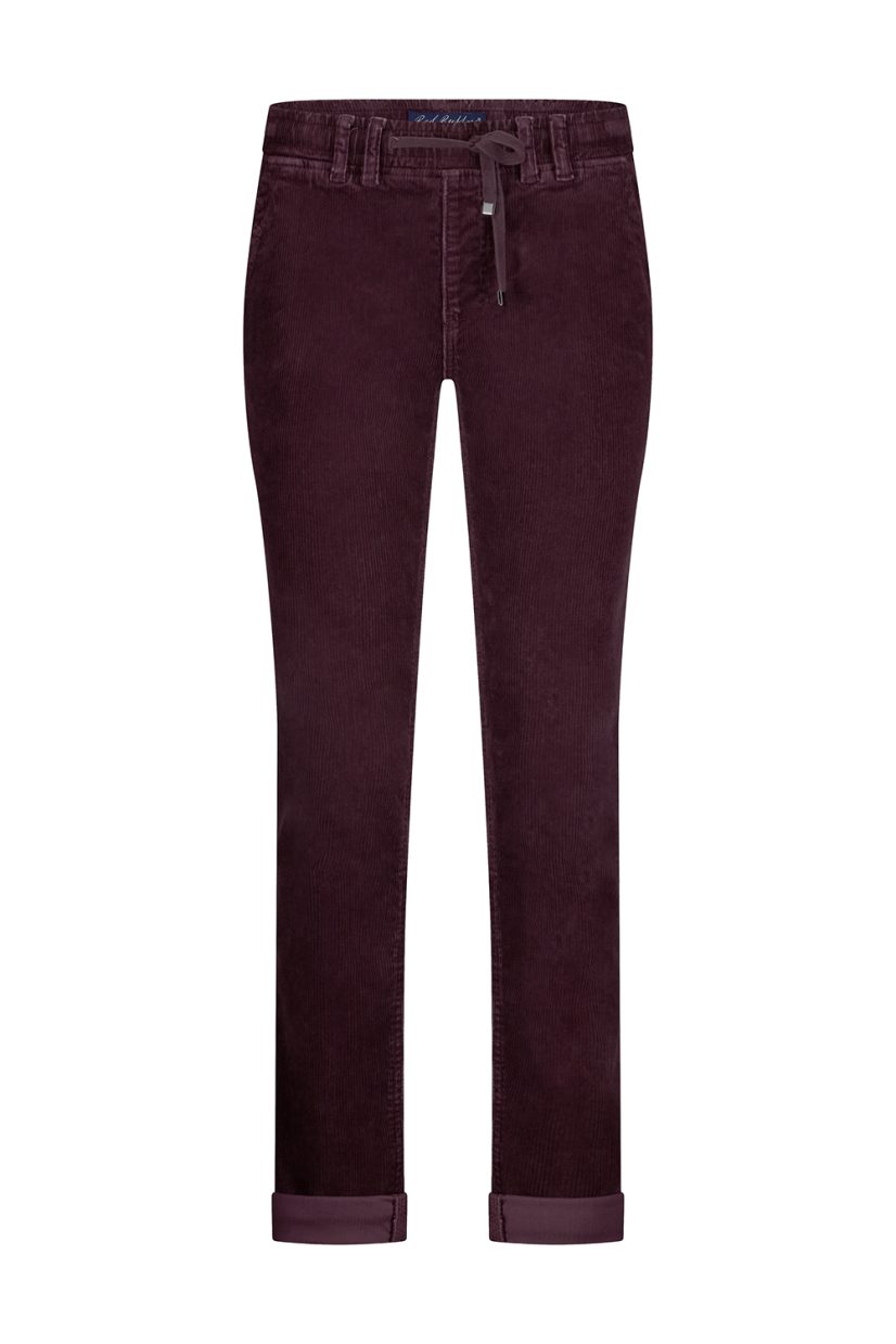 TESSY 10W Byxor i bomullsmanchester, Aubergine