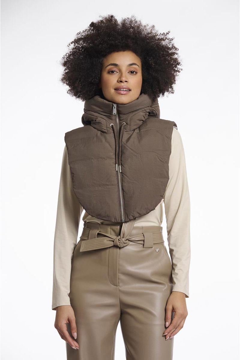 TABITA Vadderad huvkrage, Dark Toffee