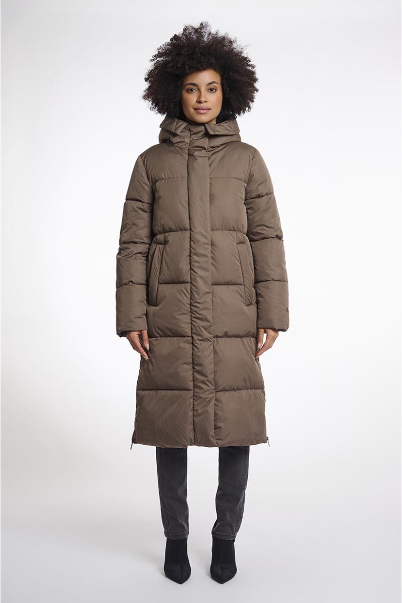 TESSA Vadderad kappa, Dark Toffee