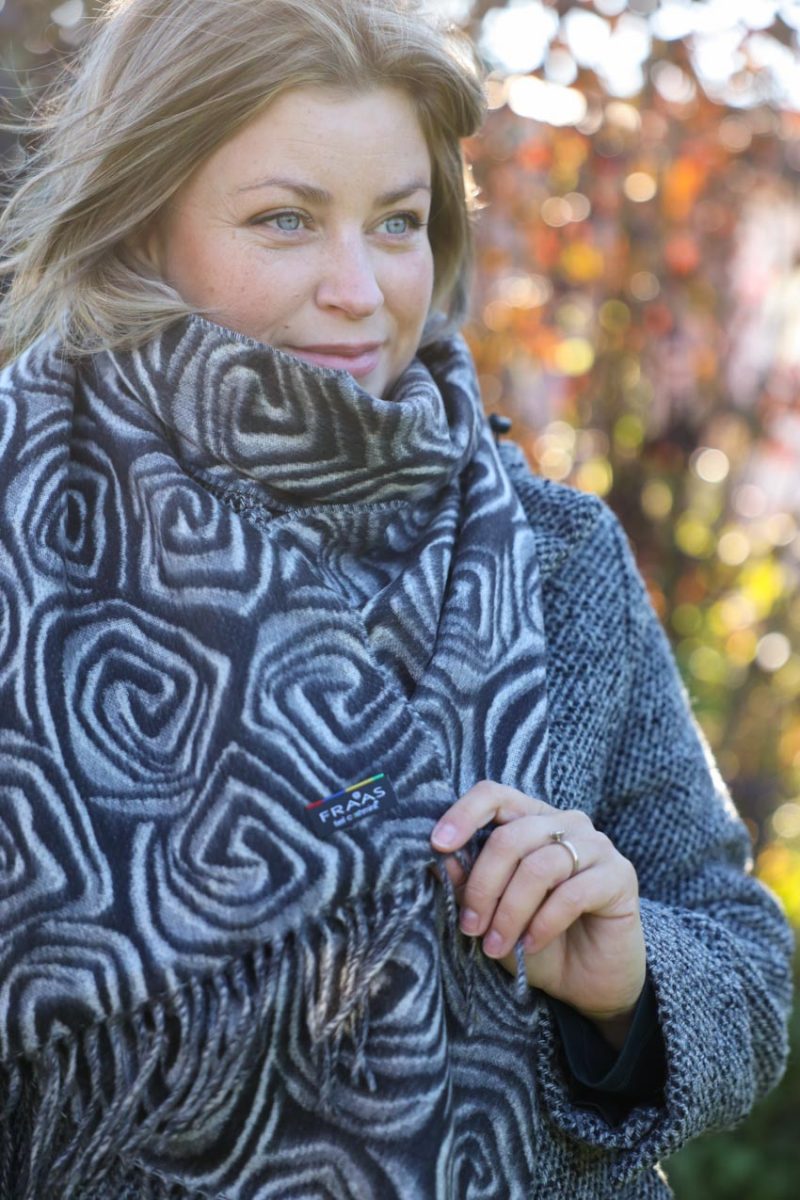 CASHMINK SCARF allergivänlig och värmande, Crystal Teal