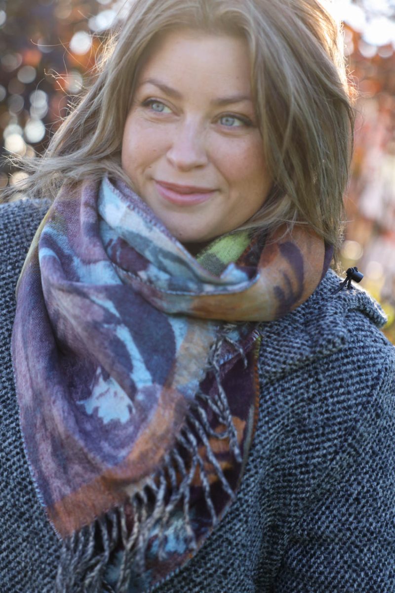 CASHMINK SCARF allergivänlig och värmande, Orange