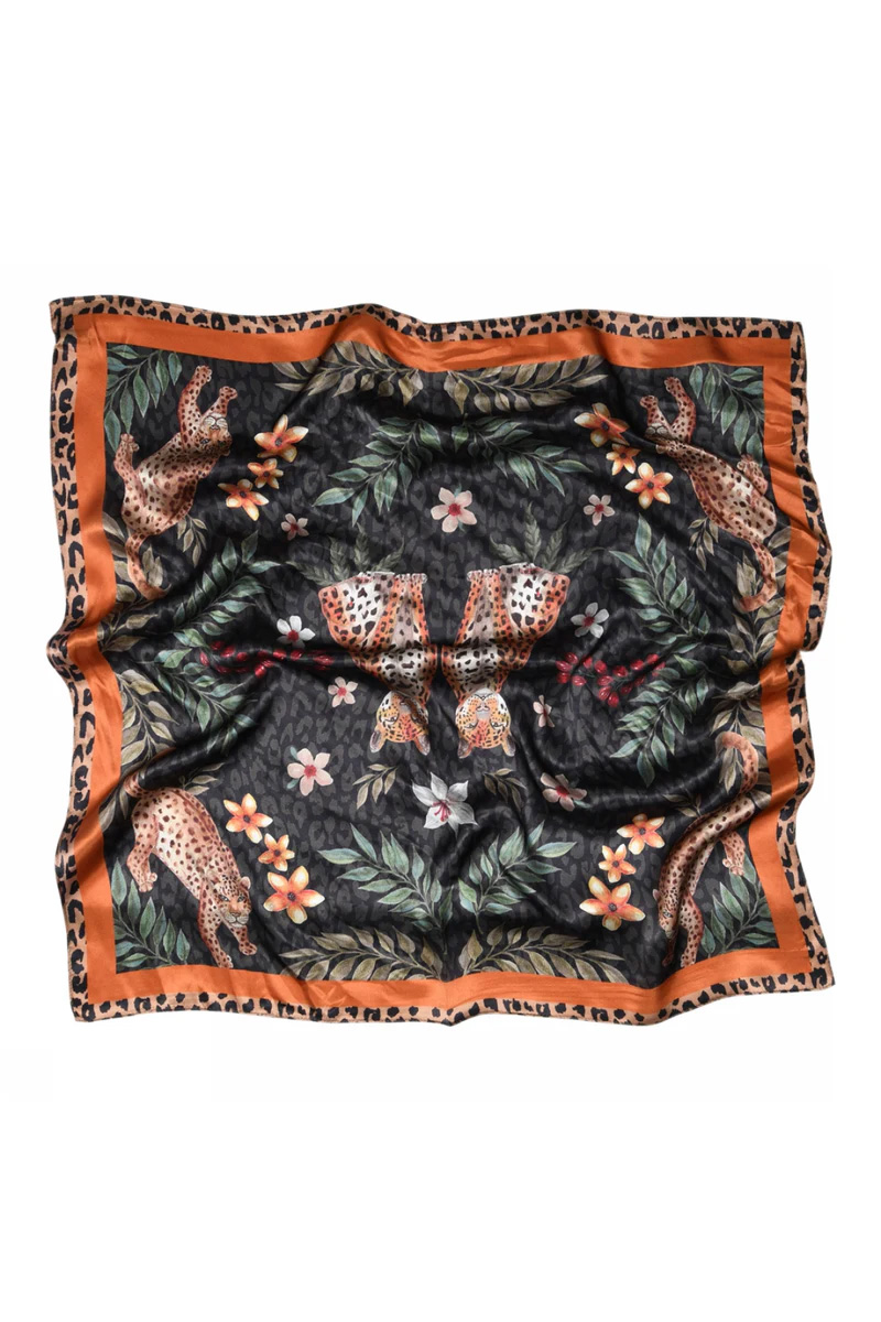 ALLISON Sidenscarf, Black