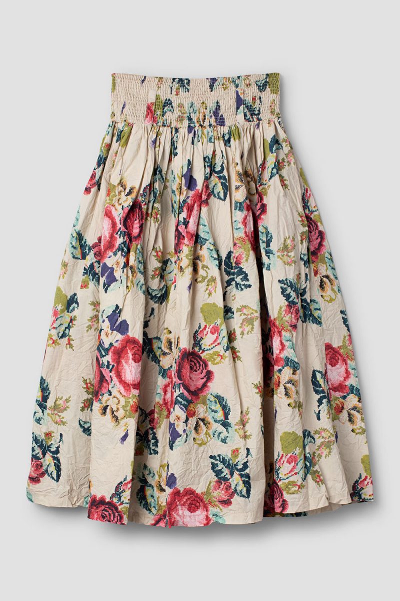 LIEN Kjol i bomull, Flower