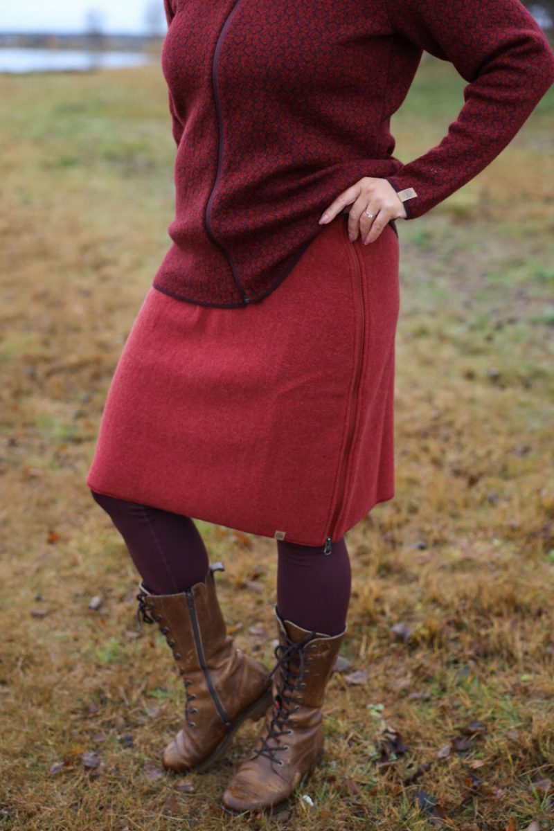 GY VEGBY Kjol i filtad ull, Bossa Nova