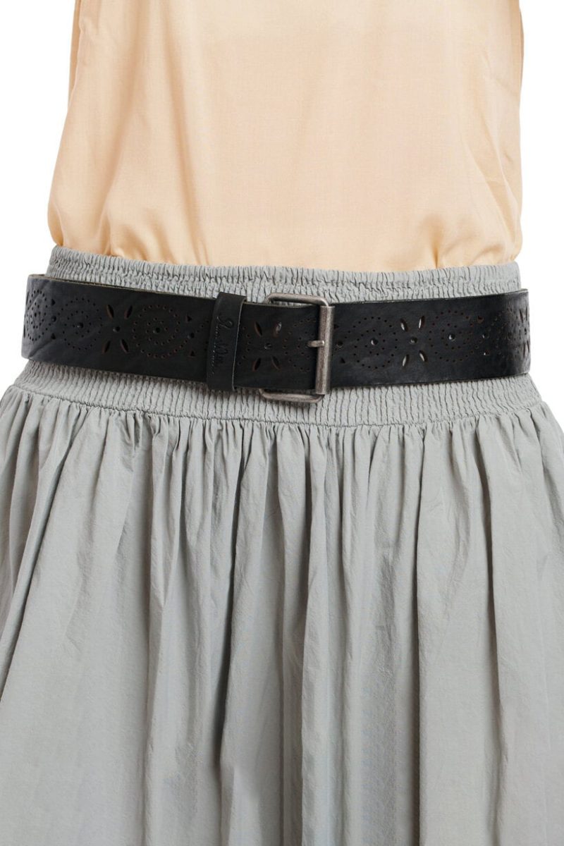 EBON Läderbälte, Black